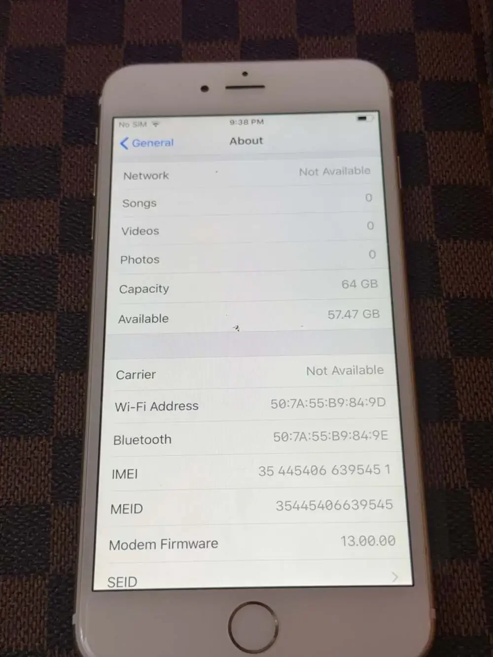Apple iPhone 6 Plus 64GB Gold (Model A1522)